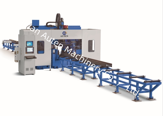 2000～13000mm Długość belki Obrabiarka CNC do wiercenia belek H Silnik serwo 2KW do posuwu wiertła