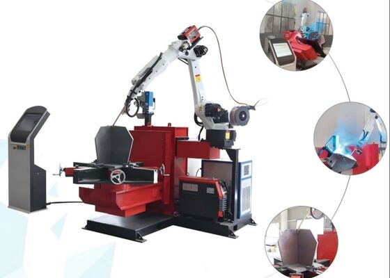 Spawaj podstawę wież transmisyjnych Użyj robota spawalniczego Cnc Tower 2 szt. Stoły robocze