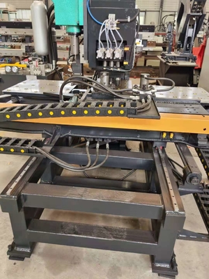 1200KN Servo Feed Drilling Force Cnc Plate Drill Drilling Machine Z 26mm Max Punching Diameter