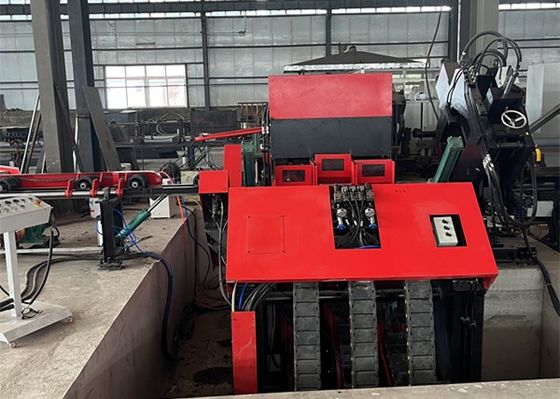 Wysokowydajna, zautomatyzowana maszyna do obróbki kątowników CNC do wiercenia i stemplowania dużych kątowników stalowych