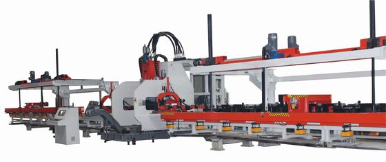 Wysoce skonfigurowana moc 60KW Płytka CNC 3-osiowa Automatyczna maszyna do bicia hydrauliczna maszyna do bicia wiązek wzdłużnych