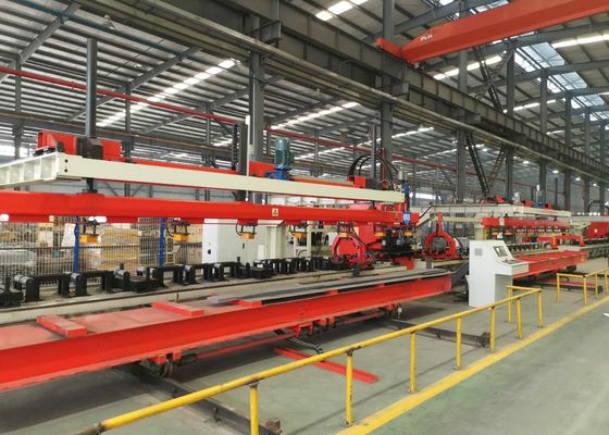 Wysoka wydajność robocza 3 osi Automobil Beam CNC Plate Perforating Machine