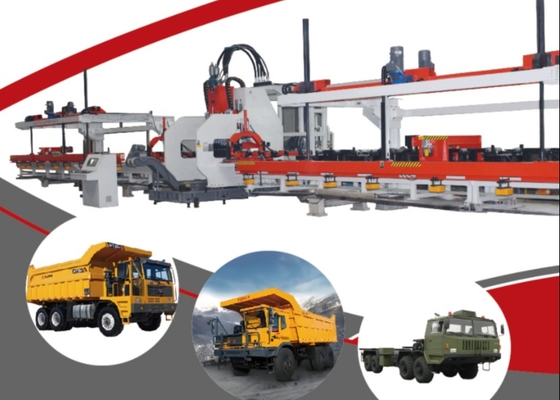 120 ton siły nominalnej Linia produkcyjna do przebijania płytek CNC 25 modułów dla ciężarówek