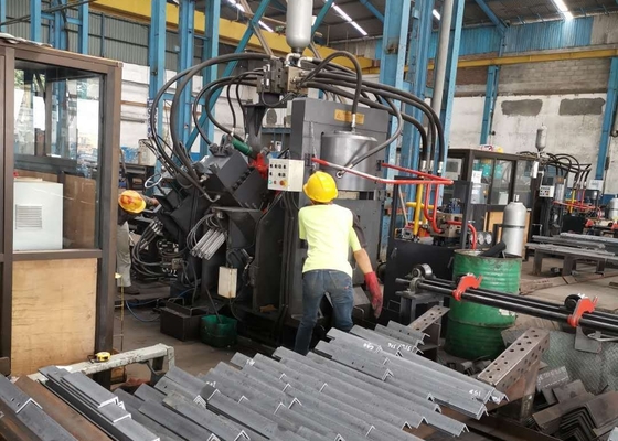 JNC1412 Model Wykrawanie, Znakowanie i Cięcie CNC do Kątowników, Linia Obróbcza, Maszyna 630/1000kN Siła Wykrawania