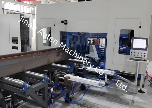 Bt40 Węzeł Węzeł Taper Structure Steel H Beam Cnc Drilling And Sawing Machine Line 5-30mm Drilling Diameter Range