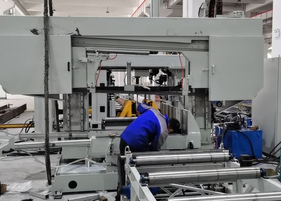 1250x600mm Maksymalny rozmiar Szerokość X Wysokość CNC 3D Beam Drilling Machine Line 40mm Maksymalny średnica otworu