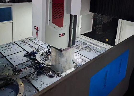 Rozmiar całkowity 6000x3900x2700mm Obrabiarka CNC bramowa do wiercenia metali, maksymalna średnica wiercenia 70mm