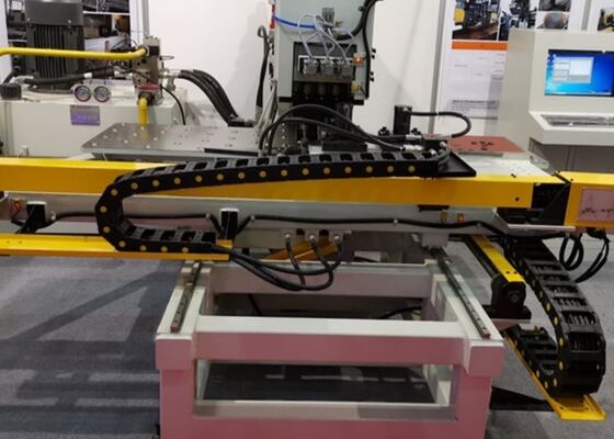 40 mm grubość płyty wiertniczej połączenie wieży CNC hydrauliczne maszyny do przebijania płytki 4 stacje drukowania