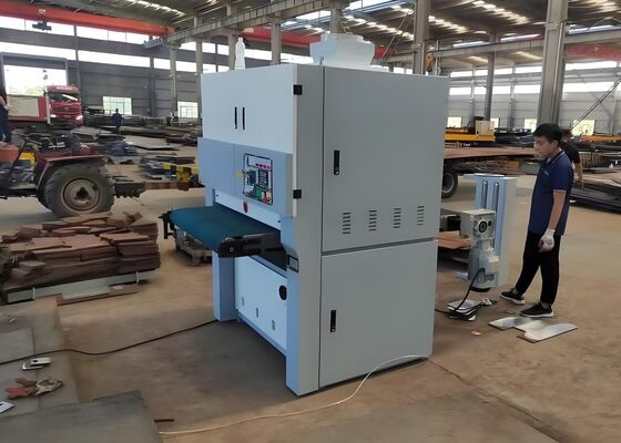 Model BP1000 CNC Metal Plate Surface Finishing Machine Surface Eliminating Burrs