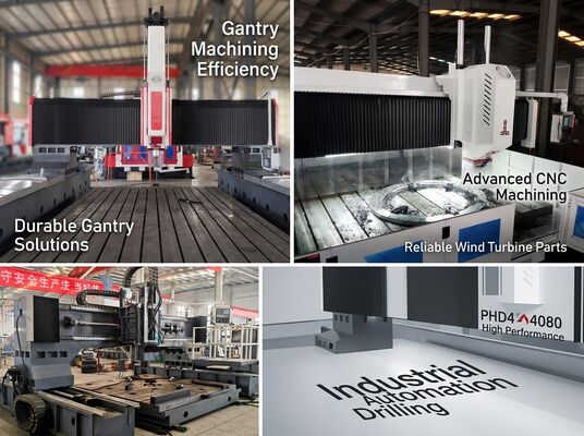 Dotyczy przemysłu produkcji energii wiatrowej Wiertarka bramowa CNC Model PHD4080