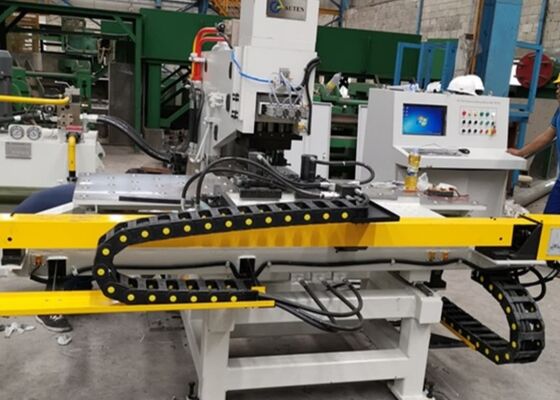 Wykorzystywane w przemyśle konstrukcji stalowych Cnc Płytka Perforacyjna 800/1200KN Siła znakowania