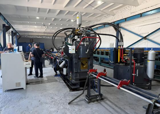 50х50х4~200х200х20mm Angle Size Automated CNC Angle Punching Cutting Machine With 3 CNC Axes