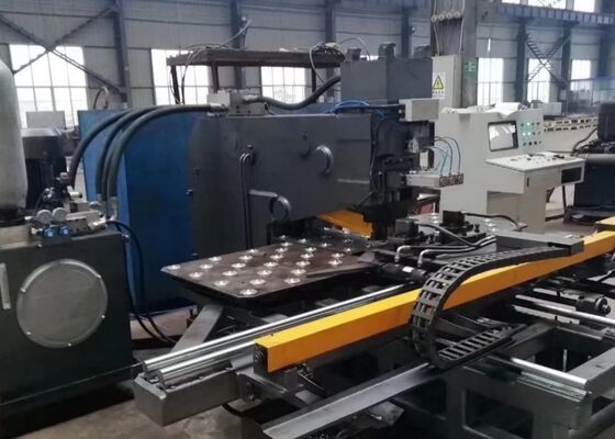 Maszyna do wiertniania płyt Cnc o średnicy maksymalnej 50 mm dla elementów płyt stalowych