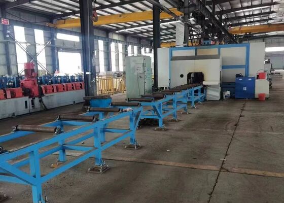 Przemysł budowlany mostów CNC Beam Drilling And Sawing Machine Line dla stali kanałowej