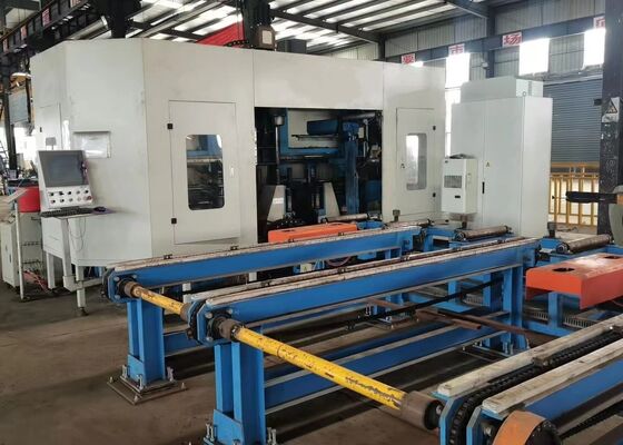 Wielowrzecionowa wiertarka CNC do dwuteowników do precyzyjnej obróbki belek