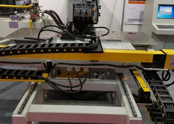 CNC Plate Punching Marking And Drilling Machine With Φ50mm Drilling Capacity
