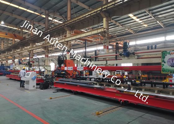 3～6mm Thickness Vehicle Longitudinal Beam Plate CNC Punching Machine 25 Number Of Modules