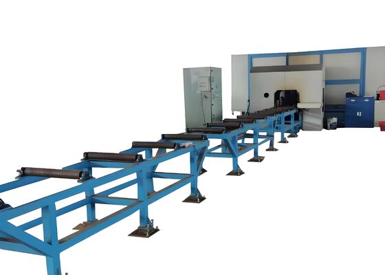 Model obróbki dużych belek BHD1250C CNC Wiertarka do ciągłego wiercenia wielu otworów