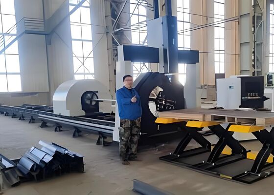Plan podróży z osią X 300 mm Linia do cięcia rur laserowych CNC ≤ 30 mm Długość krawca