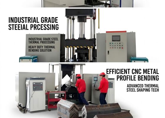 Model HQ250-700 Maszyna CNC do ogrzewania termicznego i gięcia dla przemysłu wież stalowych kątowych