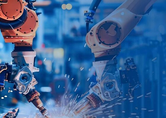 Z uchwytem spawalniczym standardowa robotyzowana stacja spawalnicza w inżynierii maszynowej i szkutnictwie
