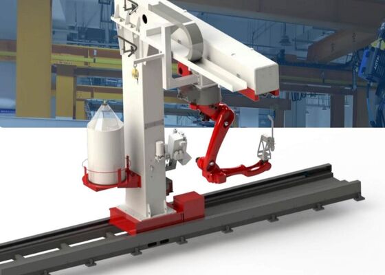 ± 0,07 mm Powtarzalność Robot spawalniczy o odwróconej szybie Maszyna 180000Lux Opór świetlny