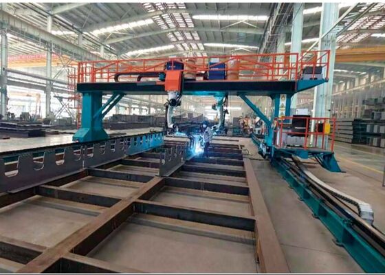 Ośmioosiowa inteligentna stacja robocza do spawania typu gantry