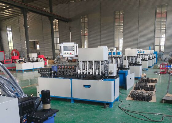 125*30 Maszyna do formowania pierścieni z płaskiego żelaza CNC z cylindrem do wykrawania 3KW Silnik serwo do podawania